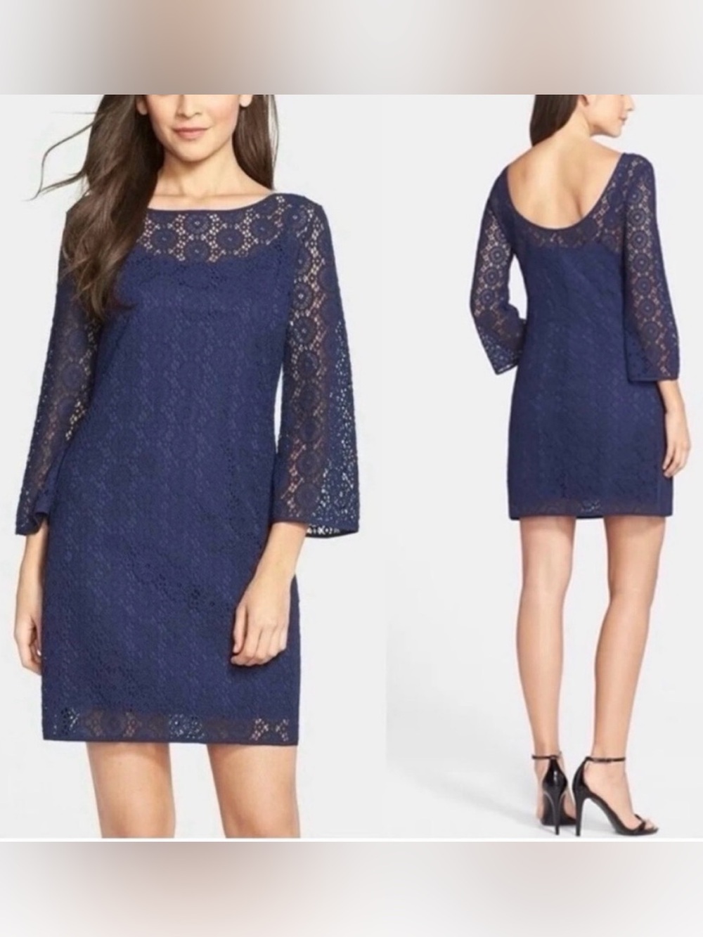 New! Lilly Pulitzer Topanga Lace Shift Dress S